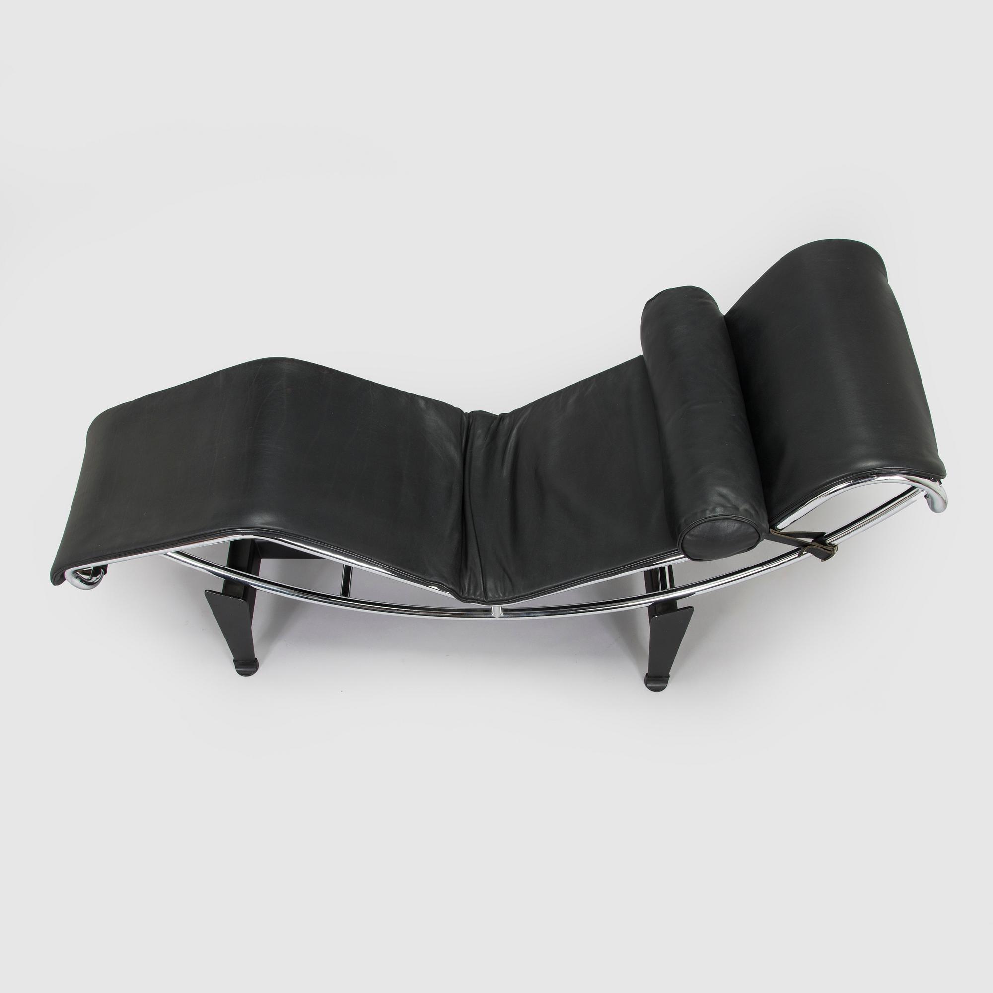 Charlotte Perriand & Le Corbusier, an 'LC4' lounge chair, Cassina, Italy.