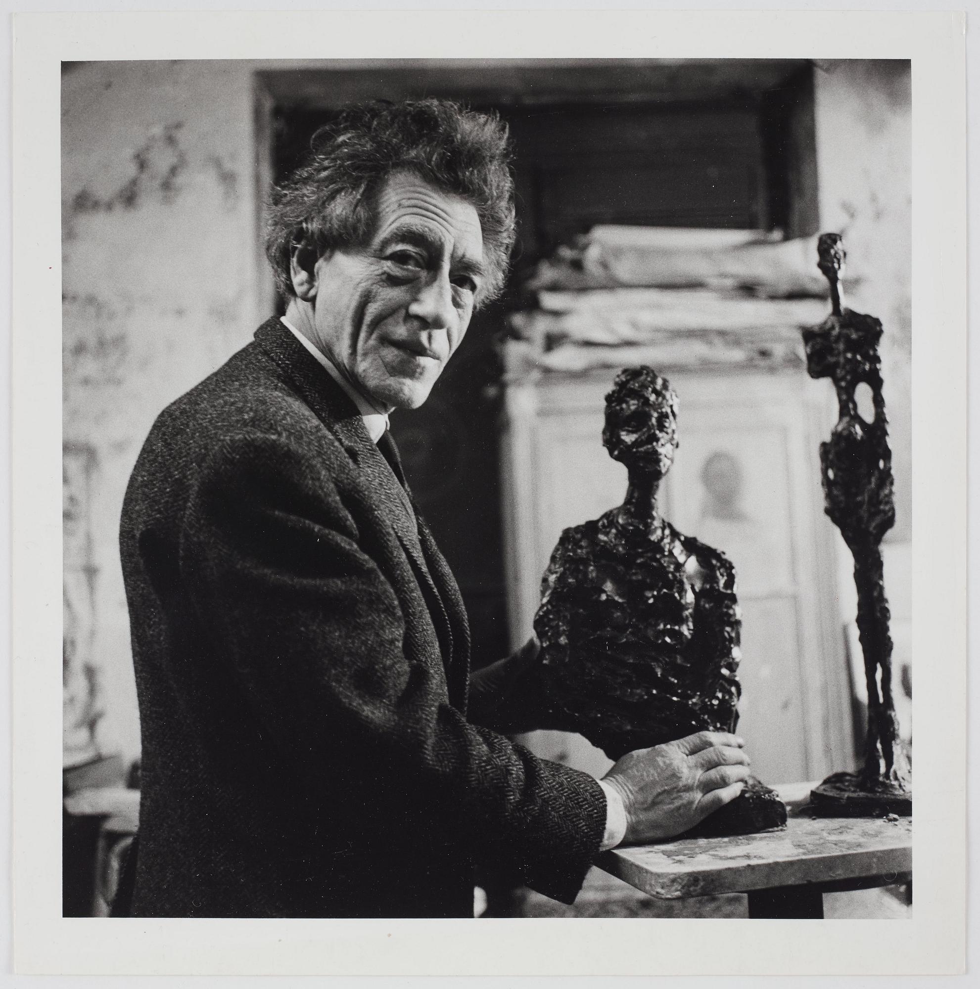 Gisèle Freund, "Giacometti", 1964.
