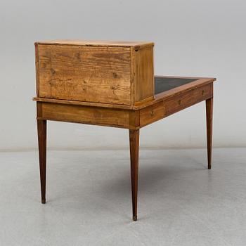 A Swedish late gustavian writing desk, late 18th century.