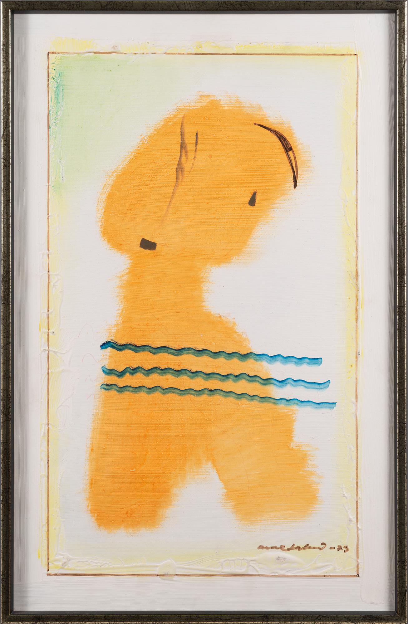 MAX SALMI, oil on board, signed and dated -73.