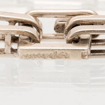 A silver bracelet by Karl-Ingemar Johansson, Gothenburg 1976.