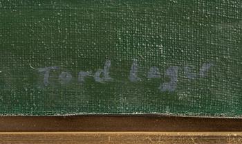 Tord Lager, oil on canvas, signed. dated 1974 verso.