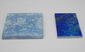 PARTI LAPIS LAZULI, 8 delar, Lapis lazuli, 1900-tal.