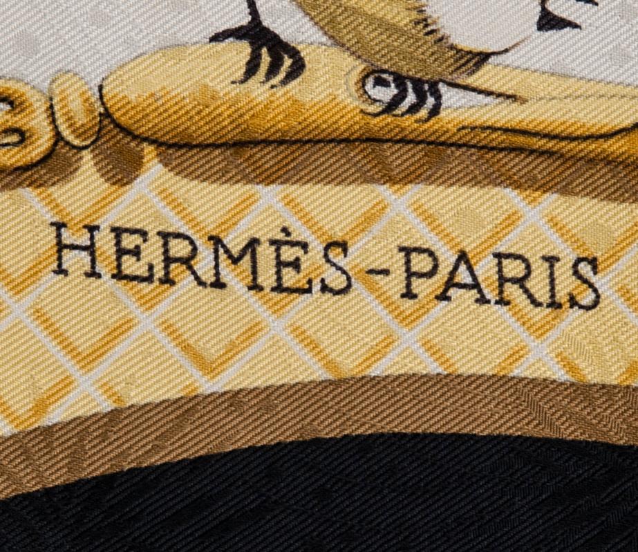 SCARF, "La Clé des Champs", design Françoise Façonnet, Hermés,.