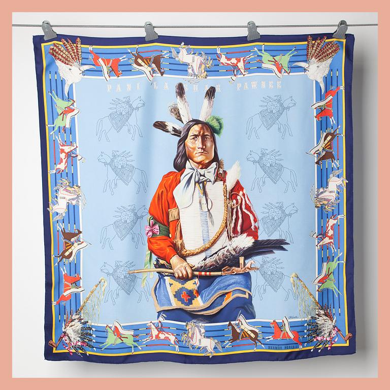 SCARF, "Pani la Shar Pawnee", Hermès.