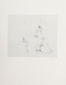 HANS BELLMER, 7 st, etsningar, signerade och numrerade 87/100.