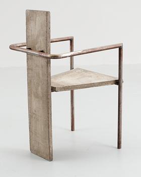 A Jonas Bohlin 'Concrete' armchair, for Källemo, Värnamo, Sweden, nr 73/100.