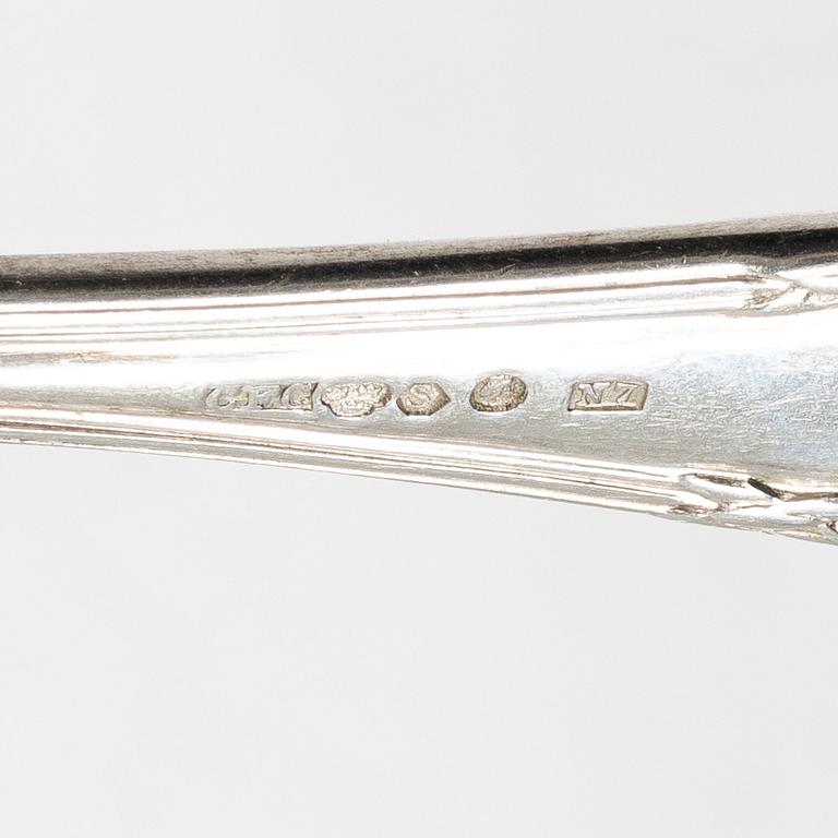 23 pieces of silver fish cutlery, Carlman, Stockholm, 1915.