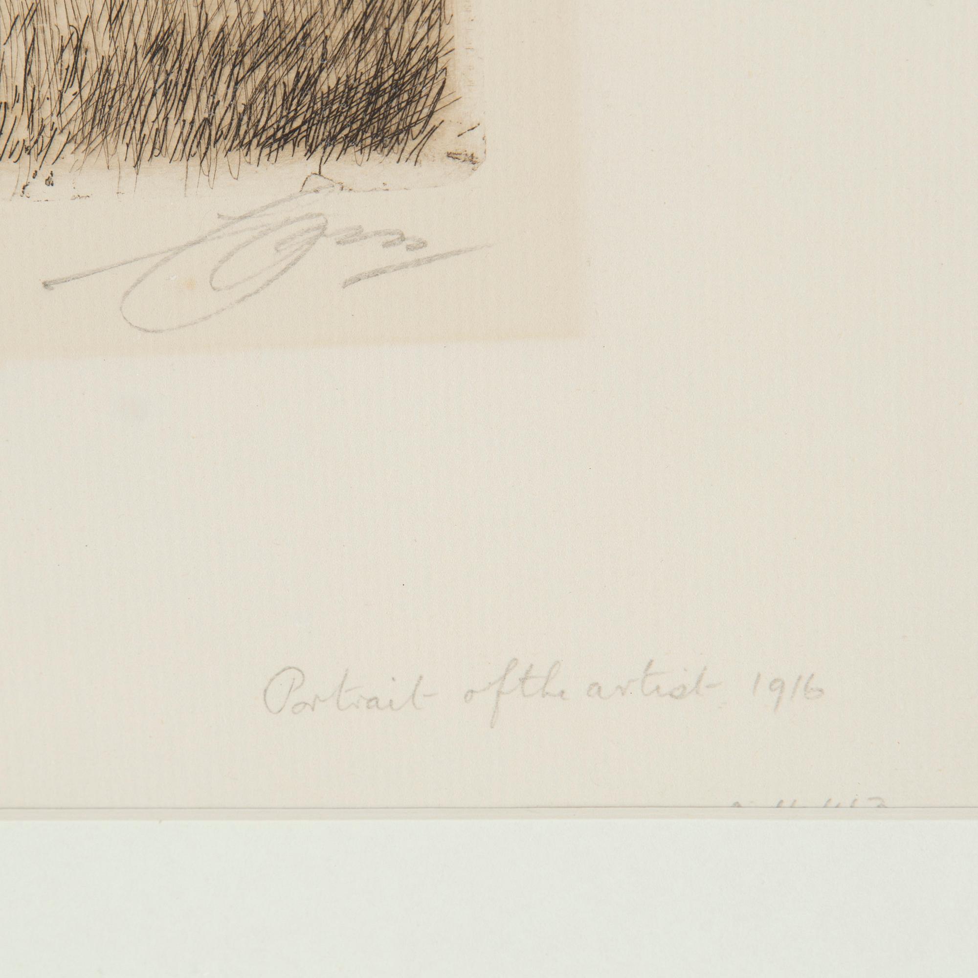 ANDERS ZORN, etching, 1916, signed in pencil.