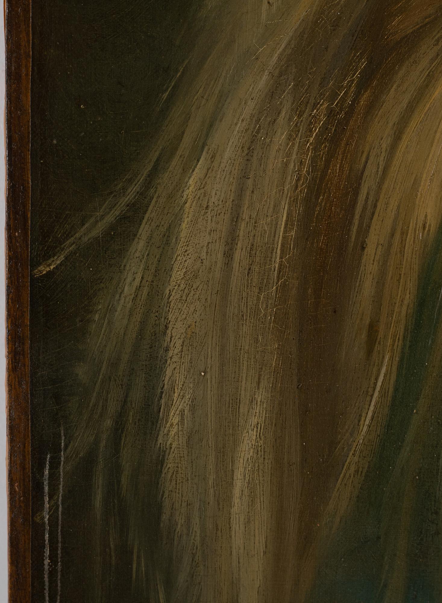 Thomas Lawrence, circle of. Unsigned. Relined canvas on panel 92.5 x 71 cm.