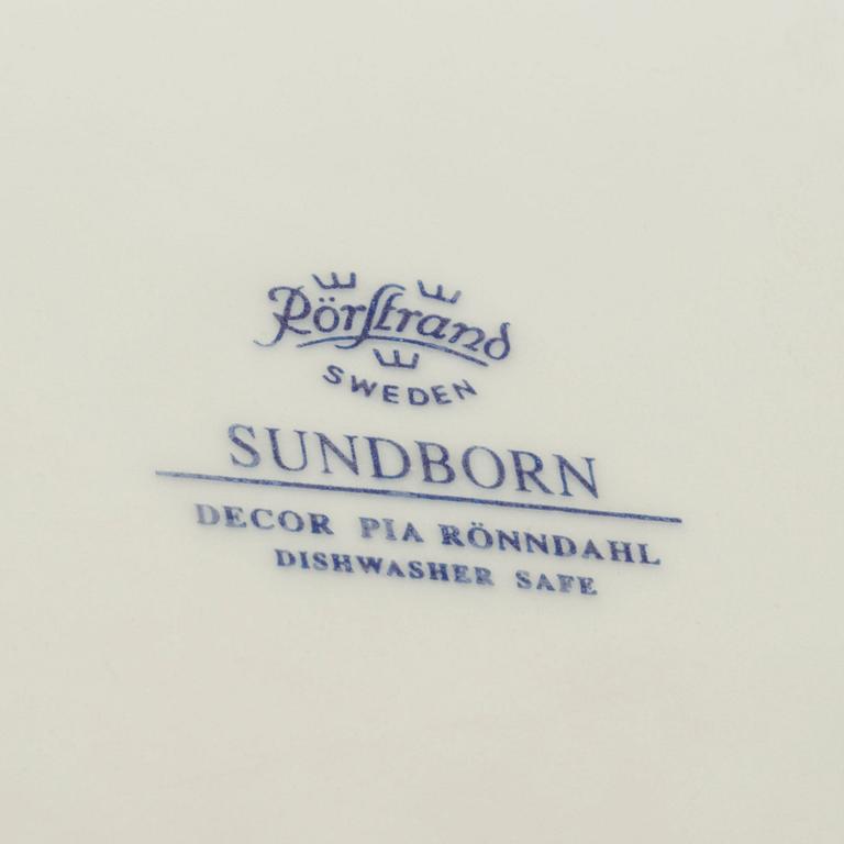 SERVIS, 26 delar, porslin, "Sundborn", Rörstrand.