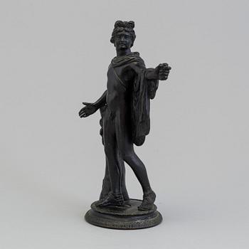 A cast metal sculpture with impressed marks for G Sommer Napoli, second half of the 19th century.