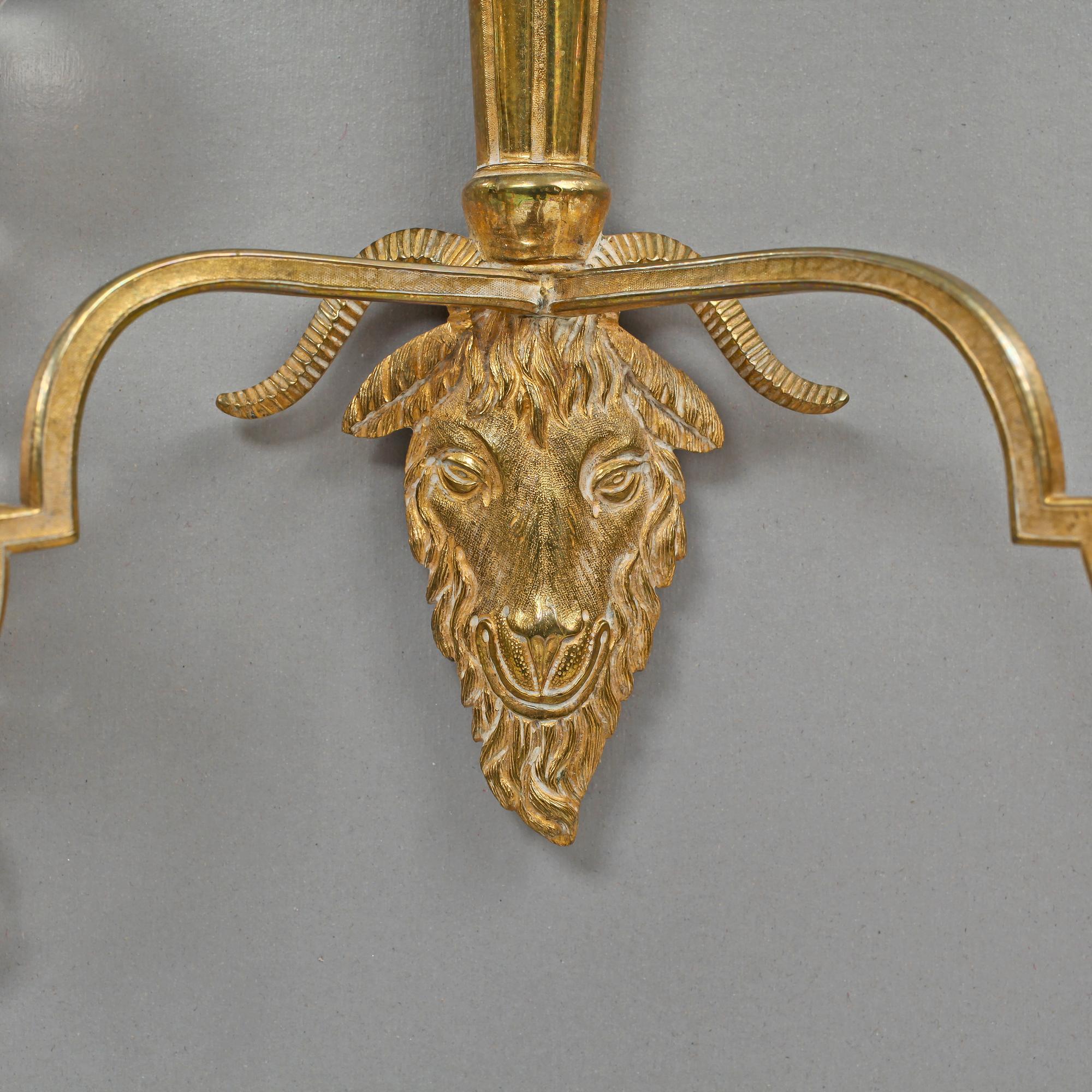 VÄGGLYSTRAR, ett par, empire, 1800-talets början.