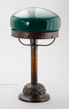 BORDSLAMPA, koppar, s k strindbergslampa, 1900-talets första hälft.