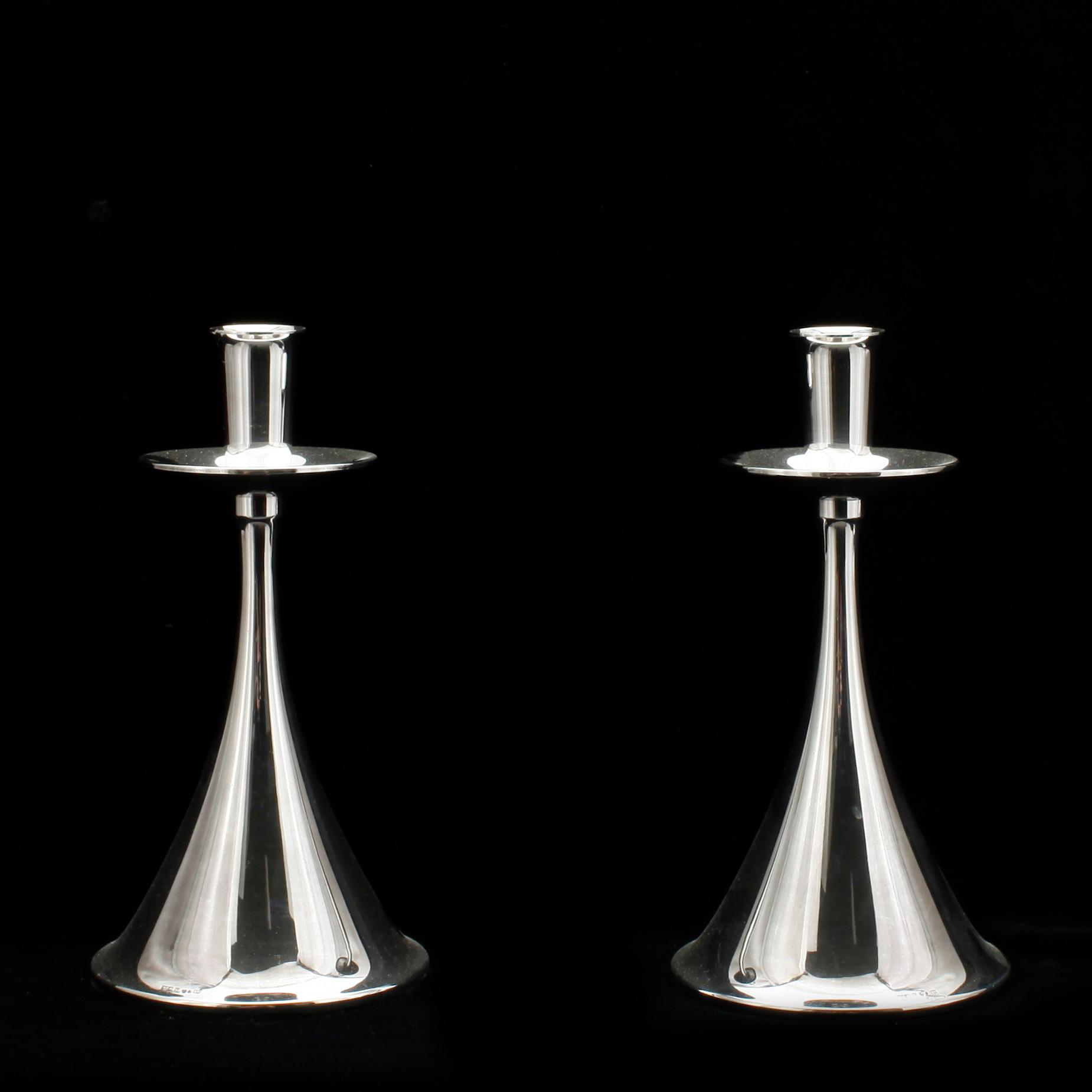 LJUSSTAKAR, silver, MGAB, Uppsala, 1960.