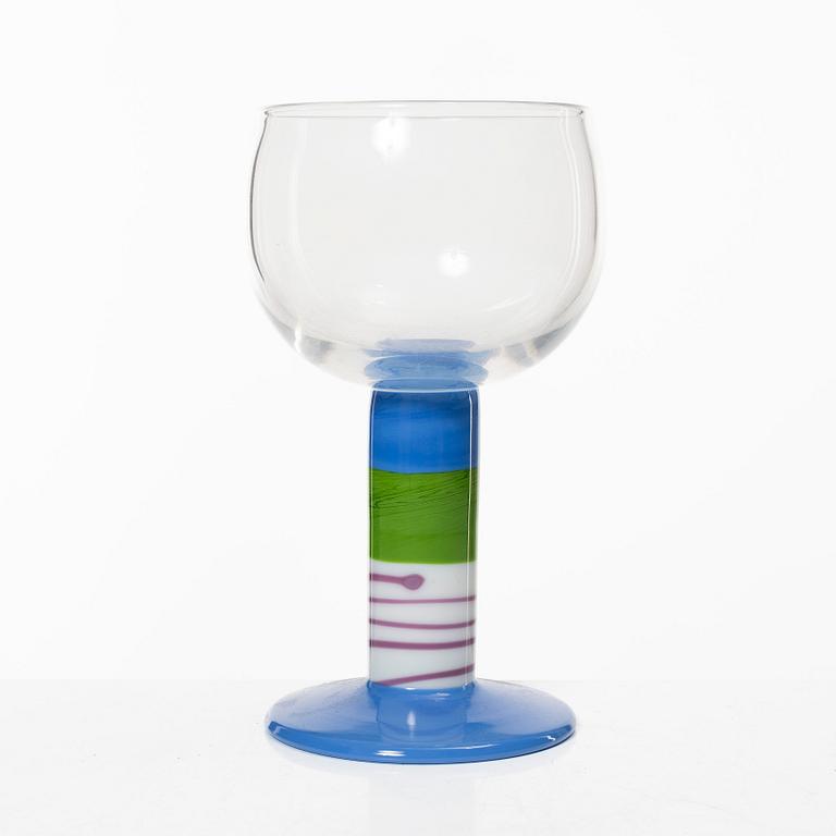 Gunnar Cyrén, a 'Popglas' goblet, Orrefors.