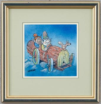 Hans Arnold · HANS ARNOLD, blandteknik, signerad.