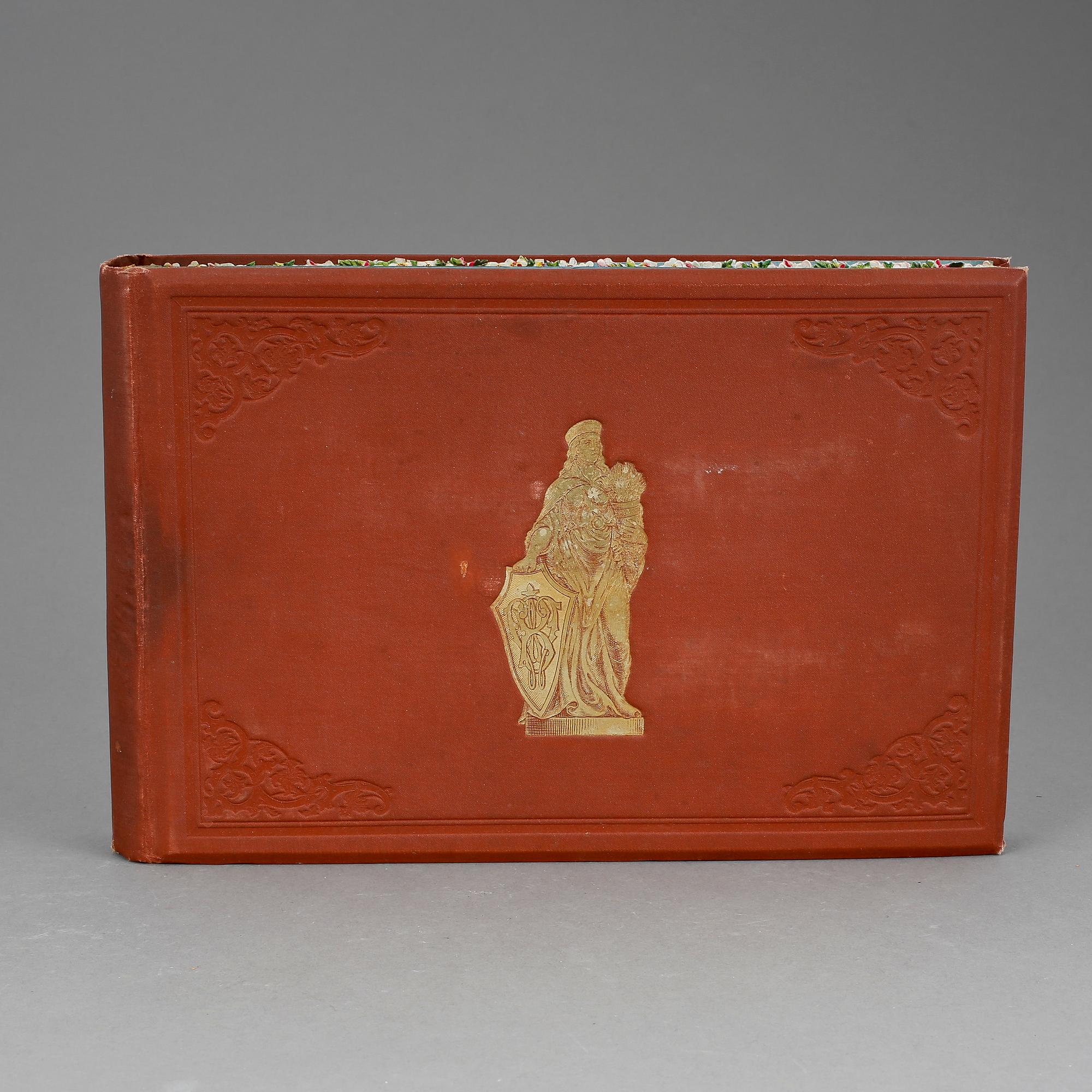 ALBUM MED BOKMÄRKEN, sekelskiftet 18/1900-tal.