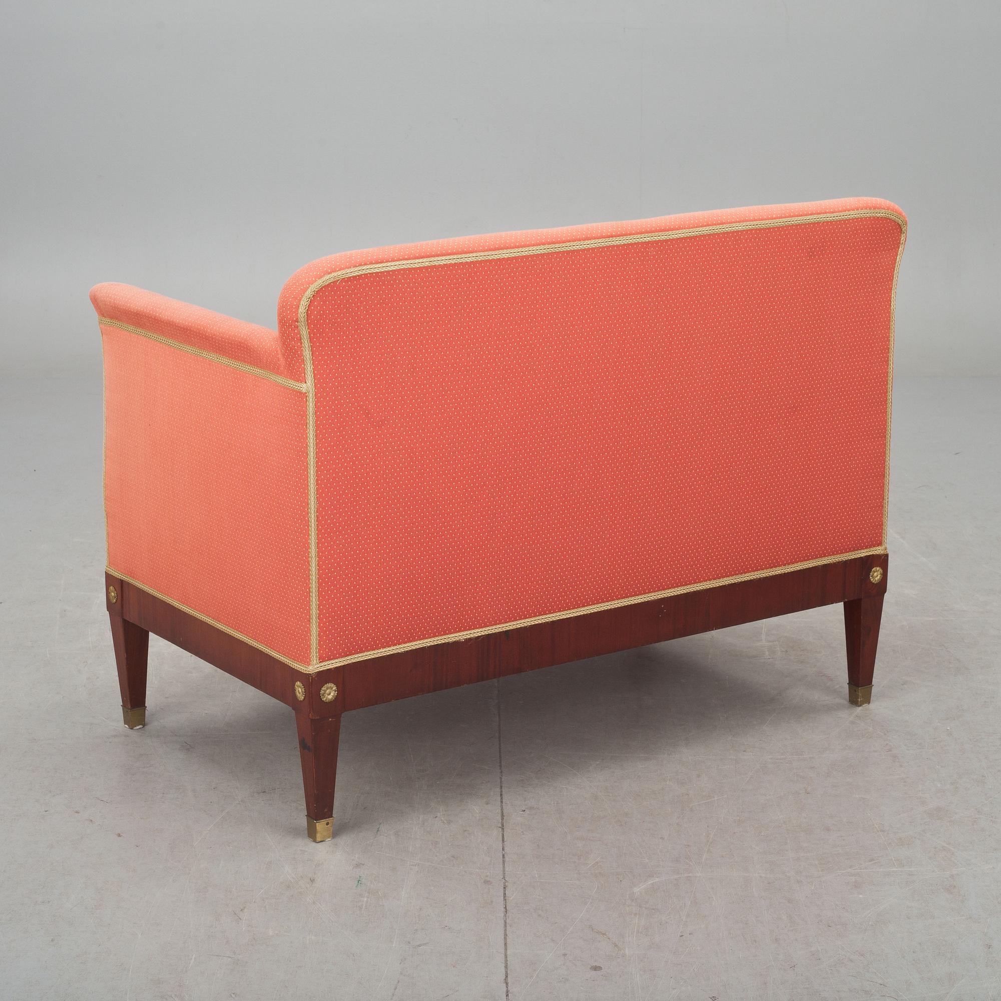 SOFFA, empirestil. 1900-talets början.