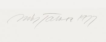 Portfolio with eleven serigraphs, signed and numbered 67/110, 1977.