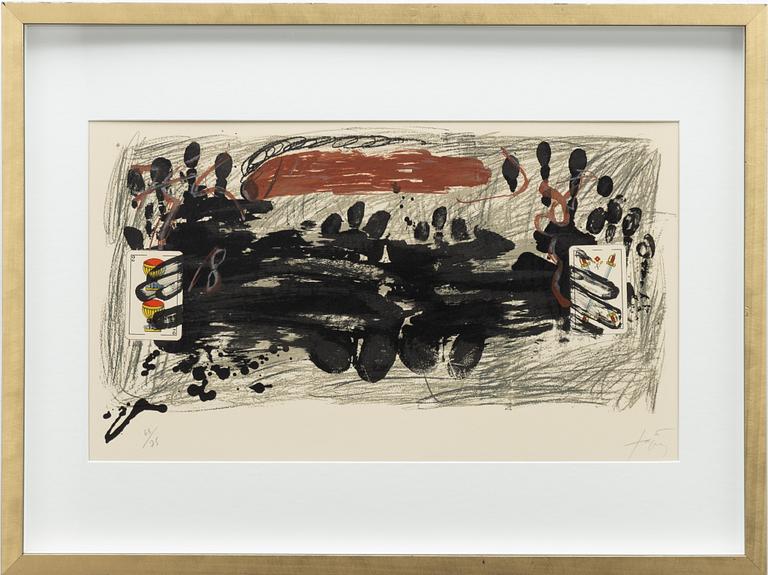 Antoni Tàpies, "Les Deux Cartes".