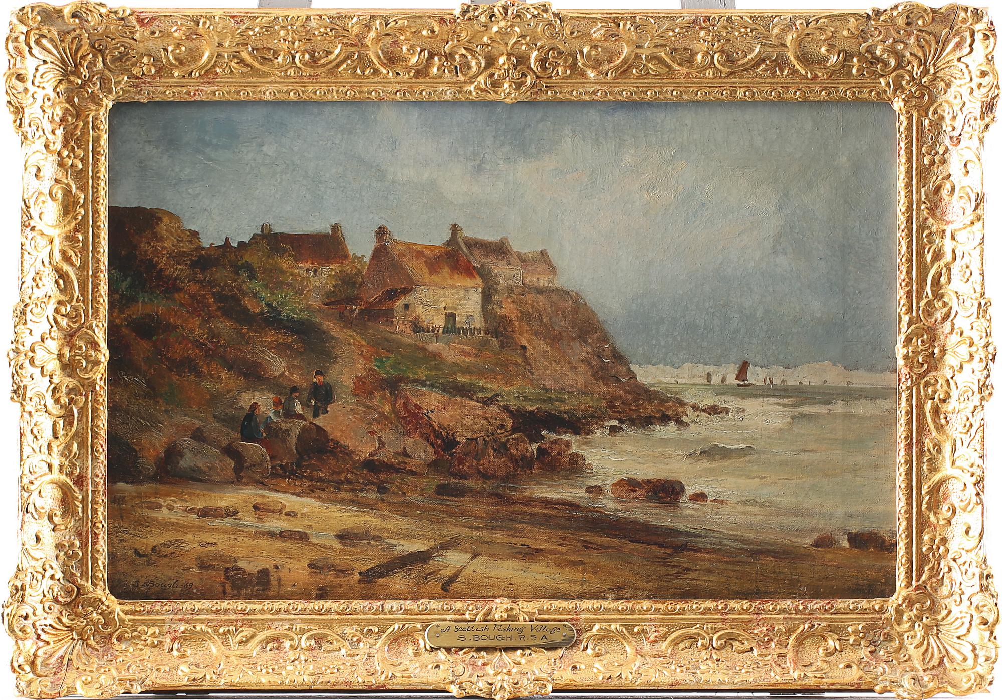 SAMUEL BOUGH, tillskriven, olja på duk, signerad och daterad -69.