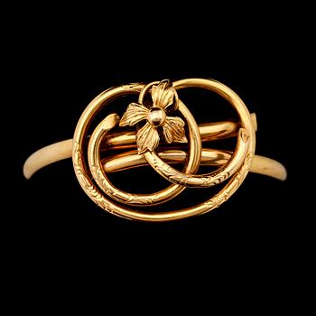 ARMBAND, 18K guld, Stockholm 1918. Vikt ca 23 g.