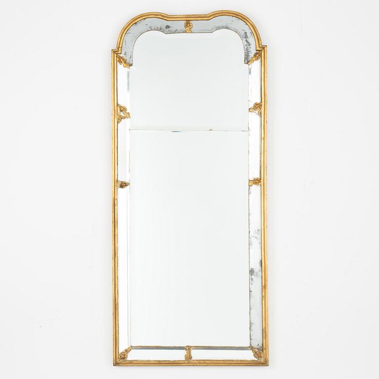 An 18th Rococo century mirror.
