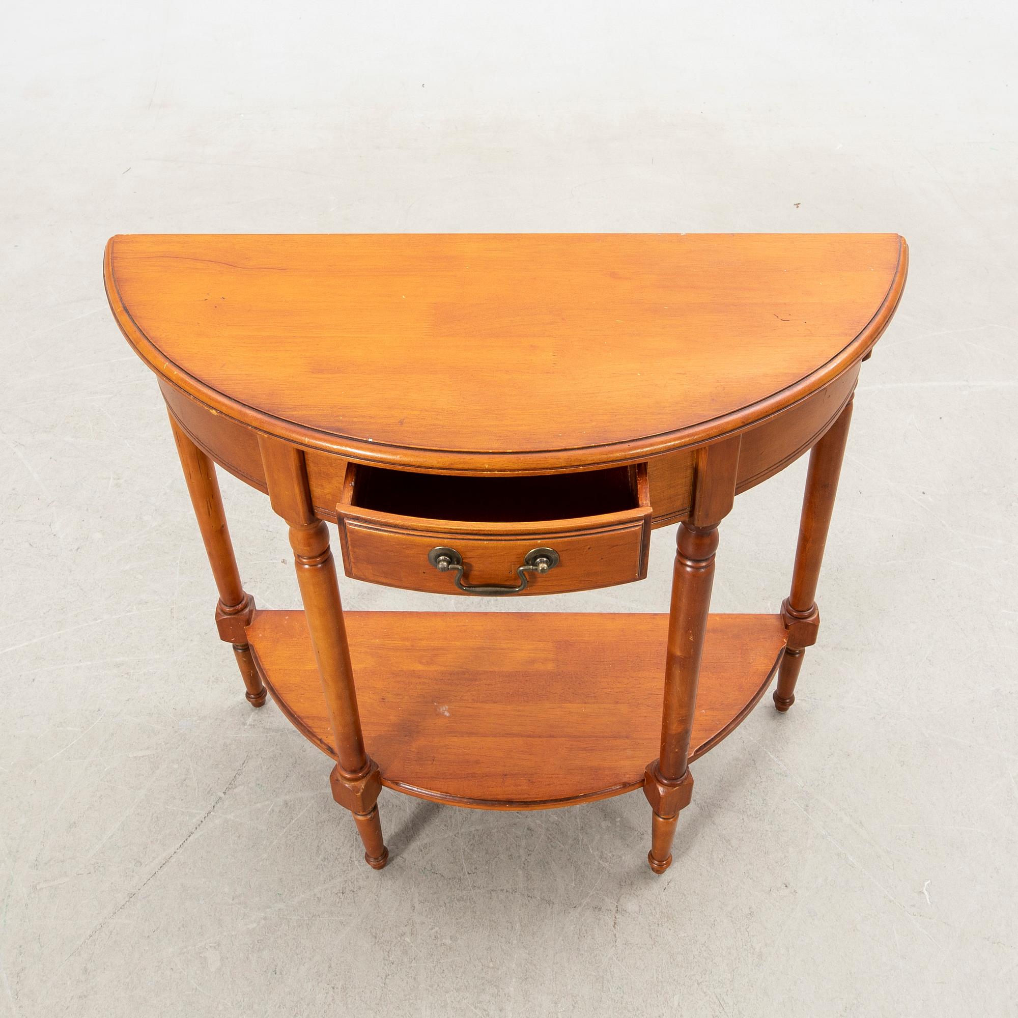 Console table, modern production.