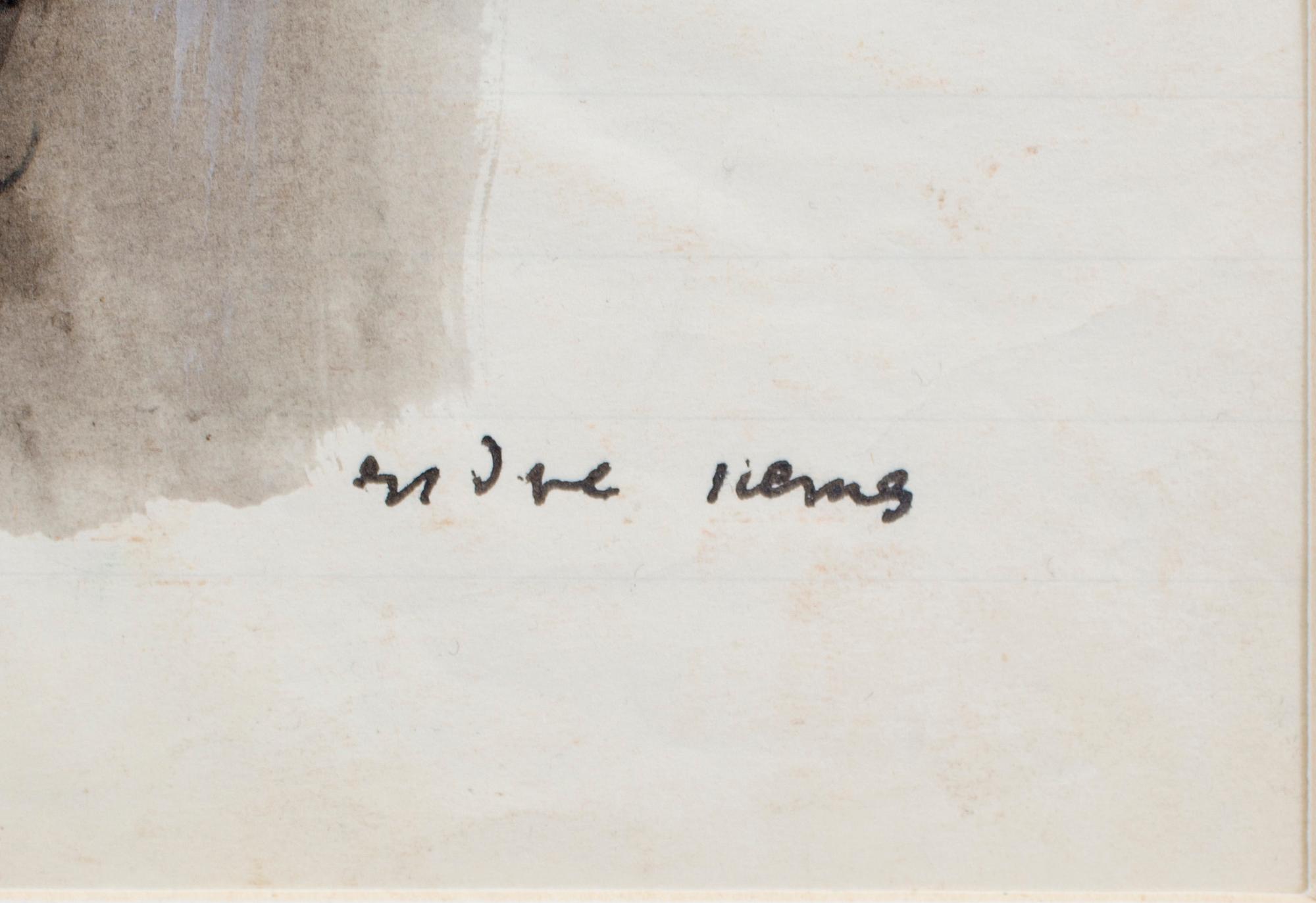 ENDRE NEMES, blandteknik, signerad.