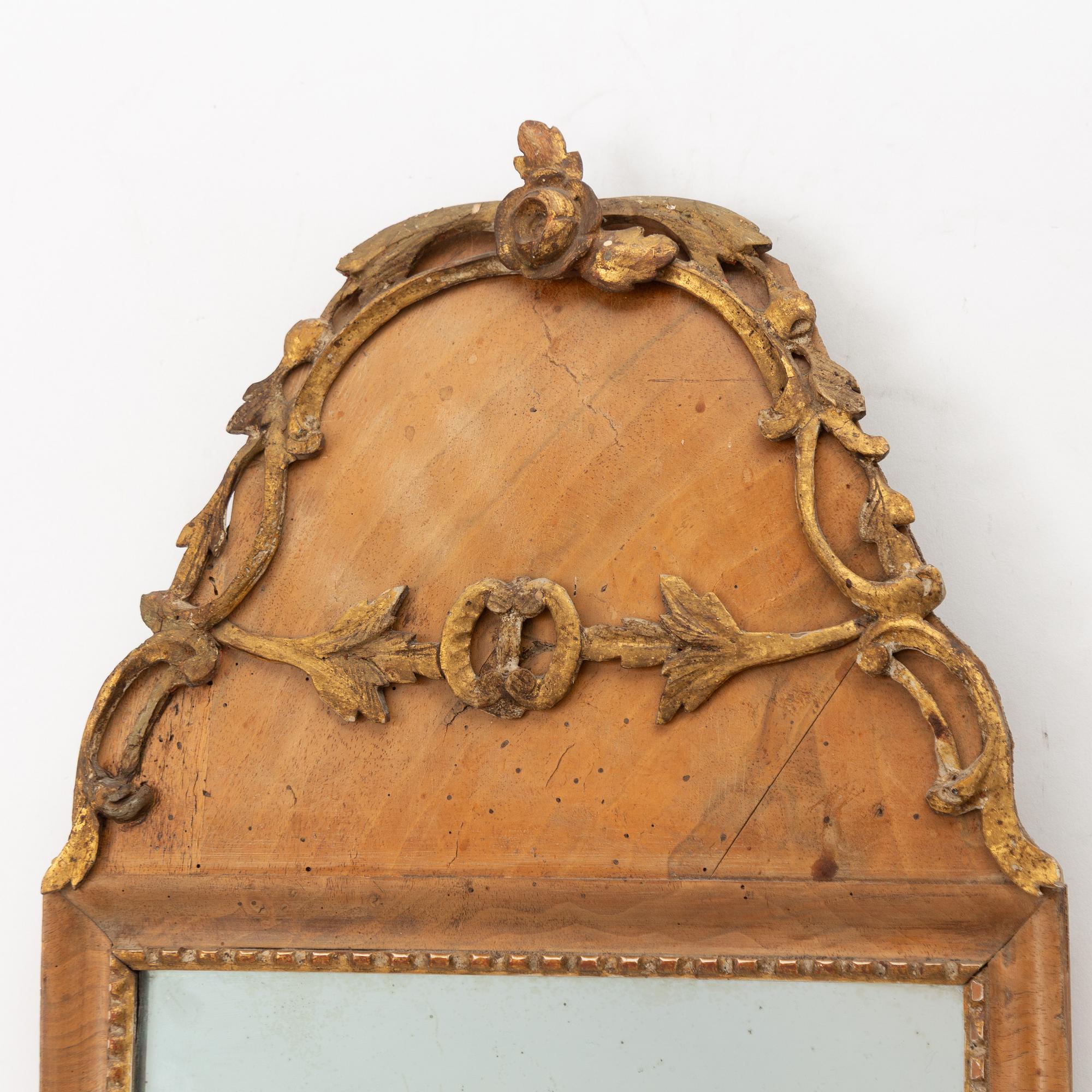 Spegellampetter, ett par, England, 1700-tal.