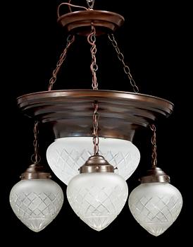 TAKLAMPA, jugend, 1900-talets början. H 58.