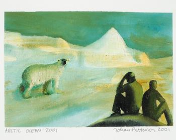JOHAN PETTERSON, olja på papper, signerad och daterad 2001.