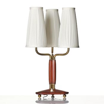 Carl-Axel Acking, a table lamp model "2687", Bröderna Malmströms Metallvarufabrik, Malmö, 1940s.