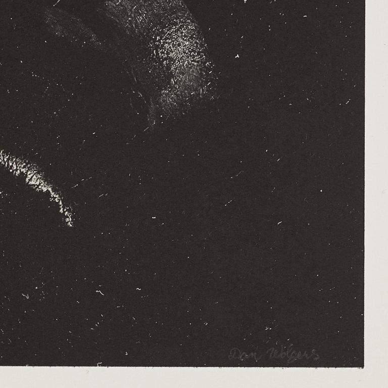 Dan Wolgers, blyrör, signerad Dan Wolgers och numrerad 2/10. 5 photopolymer tryck, 2014, upplaga 10. I originalkartong.