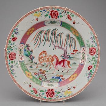 FAT, porslin, Kina, Qing dynastin Qianlong (1736-95).