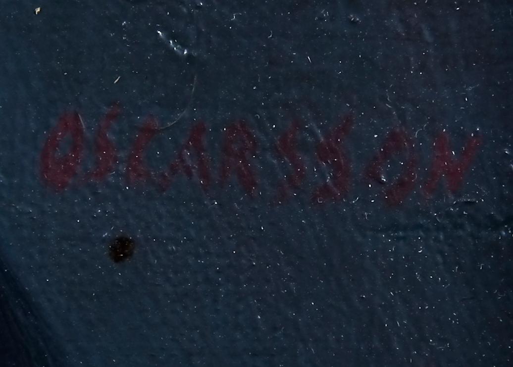 BERNHARD OSCARSSON, olja på duk, sign.