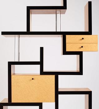 Ettore Sottsass, a "Max" bookcase, Memphis, Italy, post 1987.