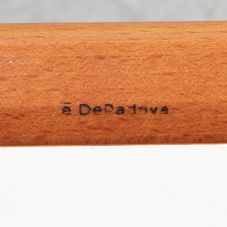 Regissörsstolar, 4 st, samt brickbord, Telami, Italien.