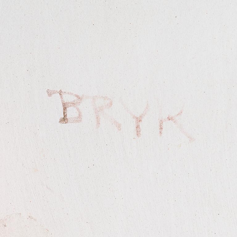 RUT BRYK, relief, stengods signerad BRYK.