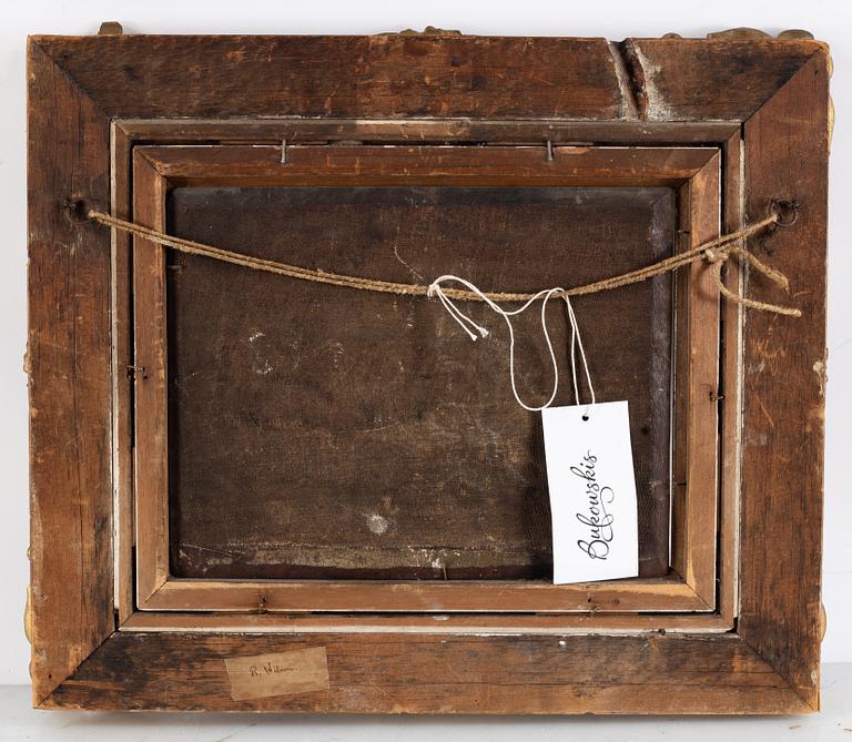 Unknown artist, an 18th century landscape painting, oil on panel, England,