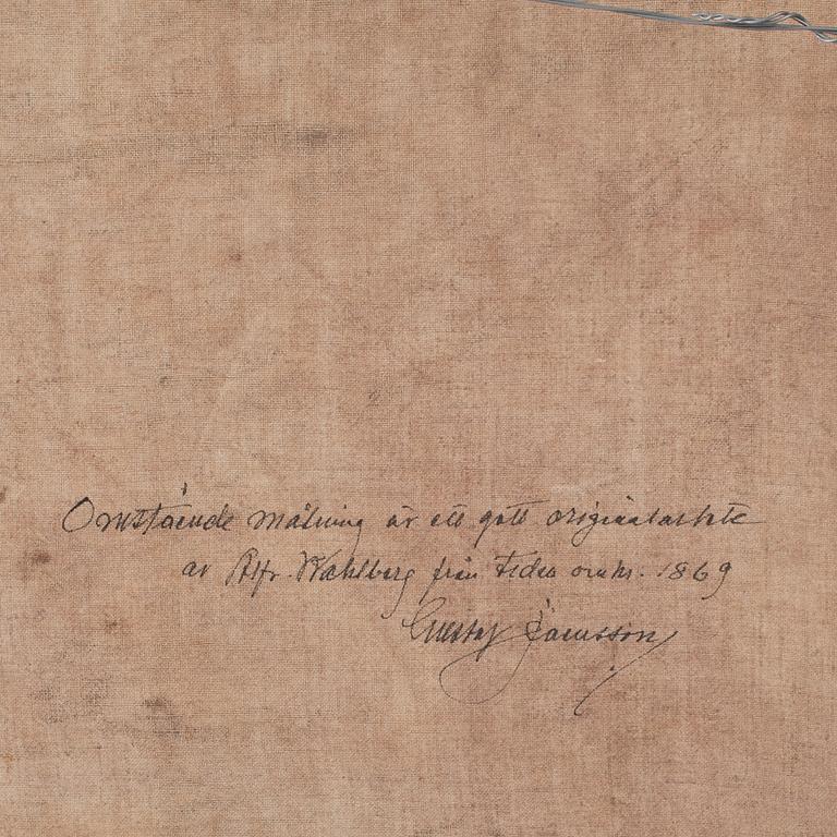 ALFRED WAHLBERG, olja på duk, sign o otydl dat.