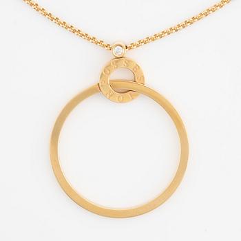 Piaget, collier, "Possesion", 18K guld med briljantslipad diamant.