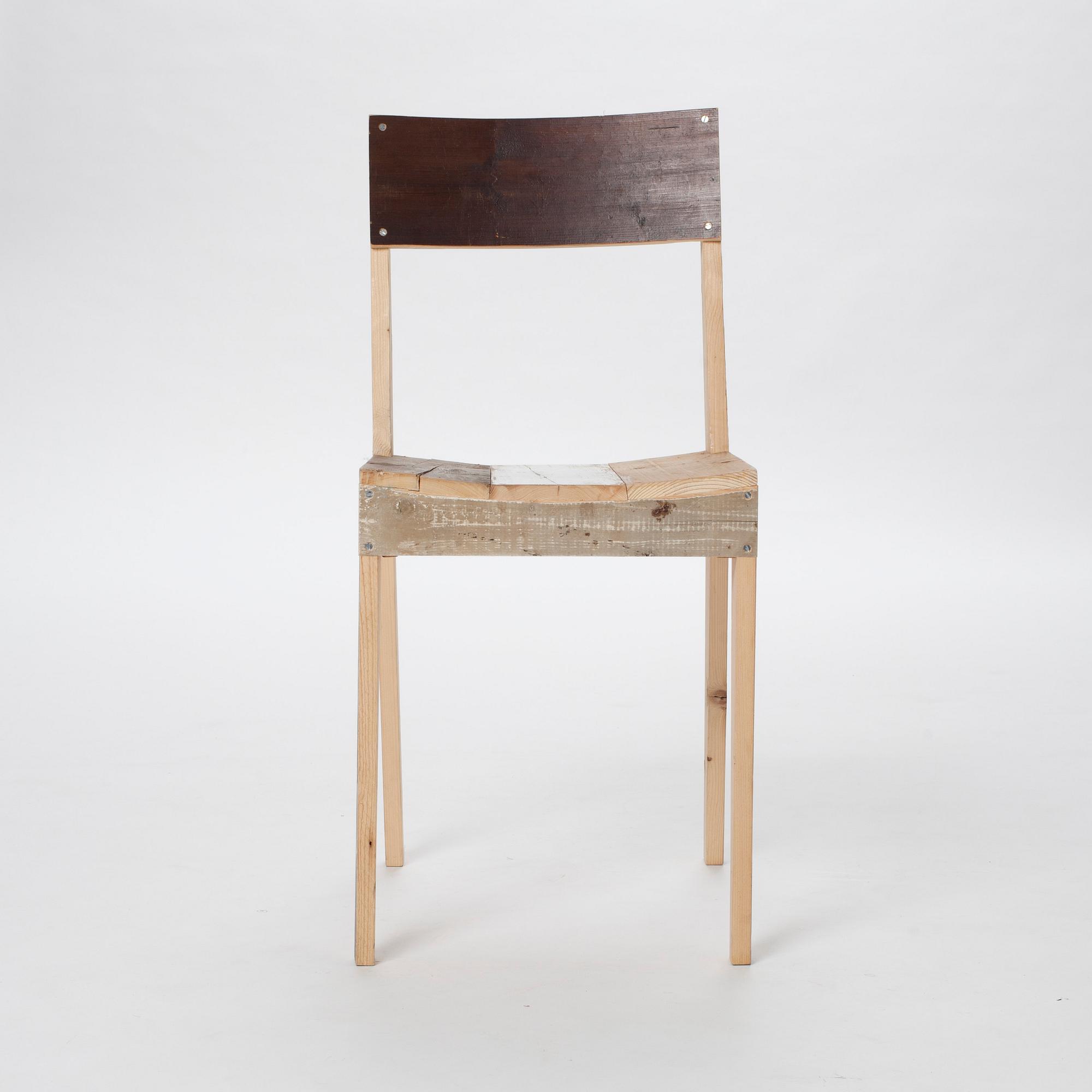 STOL, "Scrapwood side chair" Piet Hein Eek, 2005.
