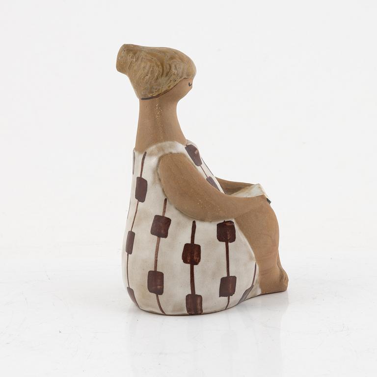 Lisa Larson, figurin, "Charlotta", stengods, Gustavsberg.