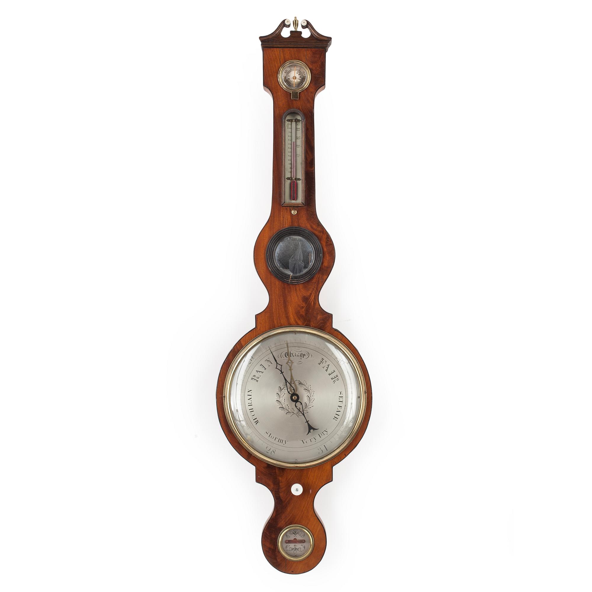BAROMETER, England, 1800-tal.