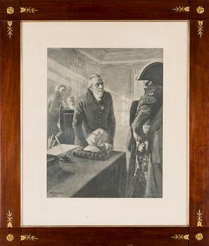 ALBERT EDELFELT, mukaan, heliogravyyri, Maaherra, Vänrikki Stoolin tarinat.