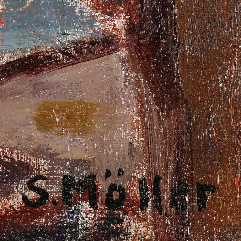 SIGURD MÖLLER, olja på duk, signerad.