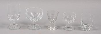 GLASSERVIS, 71 delar, 1900-talets första hälft.