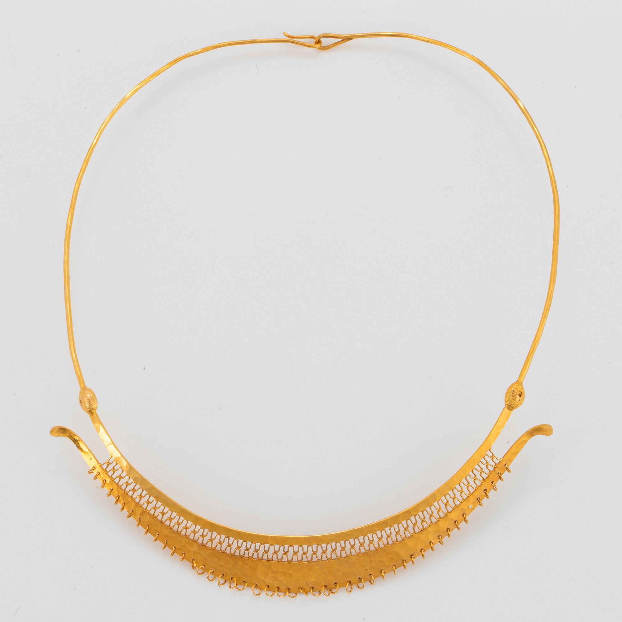 Tapio Wirkkala collier 18K guld.